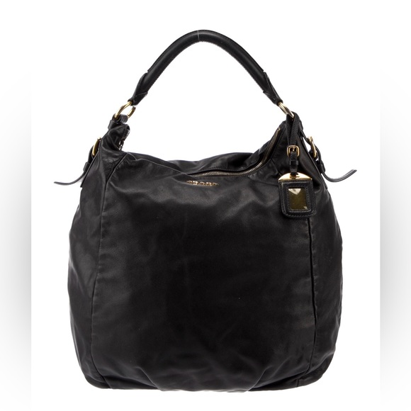 PRADA Fidud Vitello Shoulder Bag - Picture 1 of 5